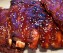 Barbecue ribben med BBQ sauce